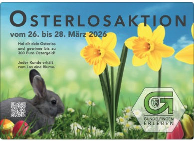 Osterlosaktion Plakat Vorlage
